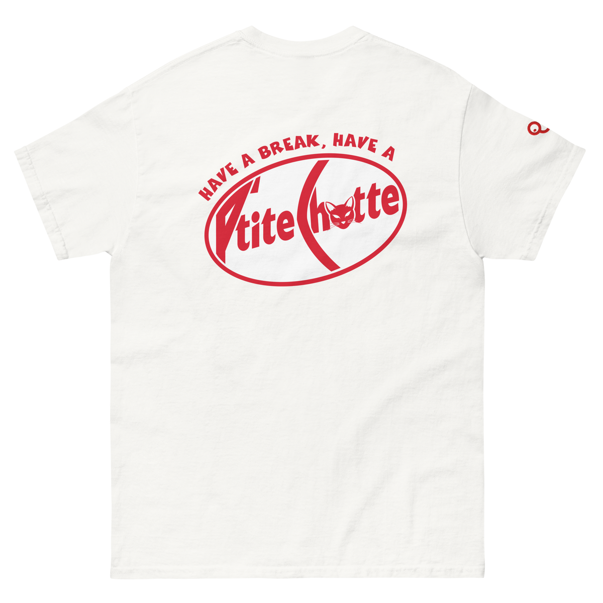 T-Shirt P'tite Chatte — Concept Blanc — dos